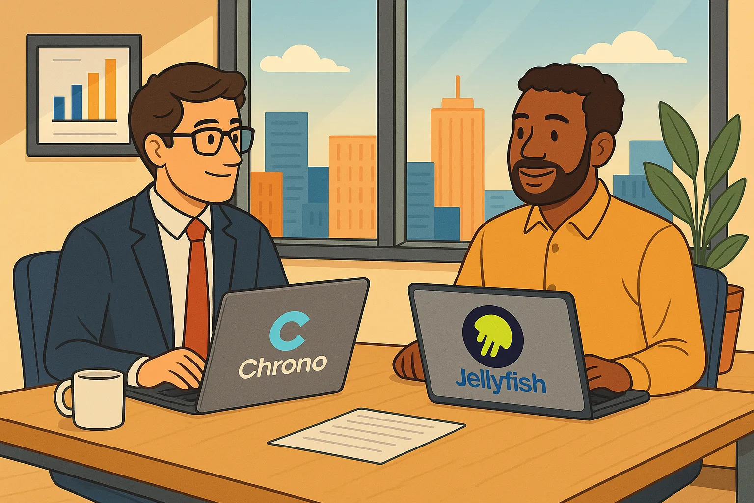 Chrono Platform vs Jellyfish Compared